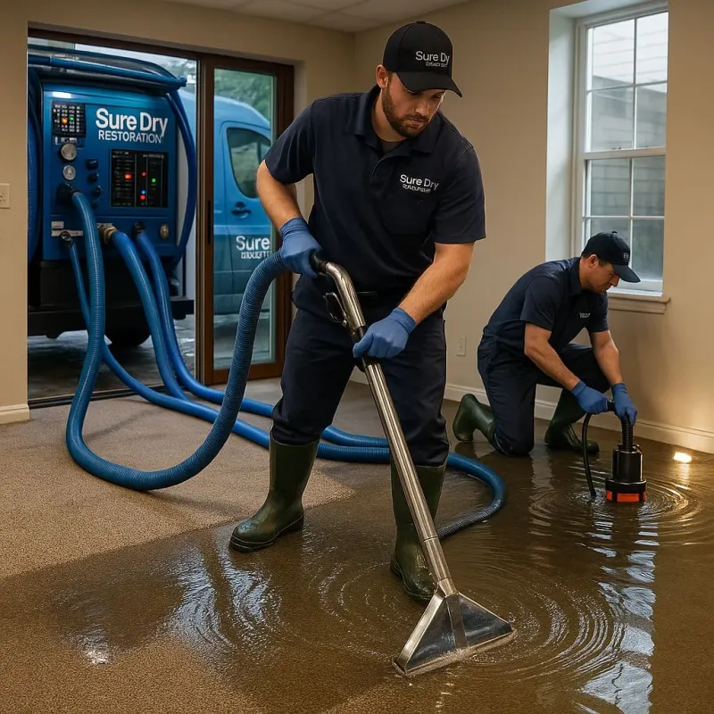 Water Extraction and Removal process in Pleasanton, TX
